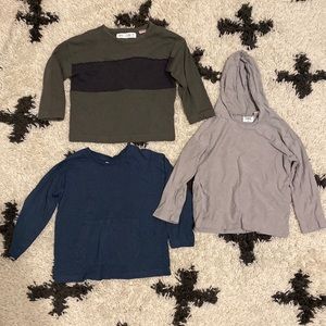 Set of 3 Zara long sleeve shirts